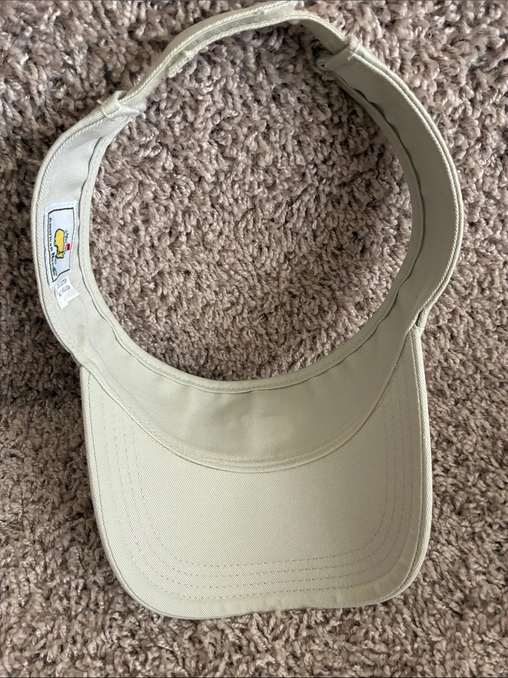 Masters 2013 Khaki Golf Tournament Visor